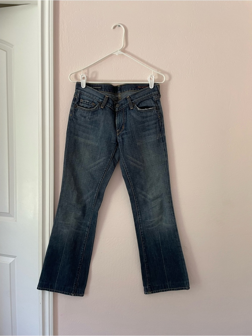 Citizens of Humanity Low Waist Bootcut Jeans - Dark Indigo